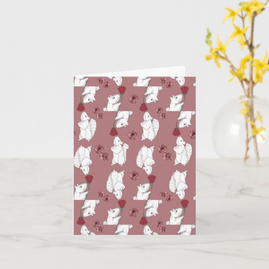 花のスquirrel カード (黄色い花)