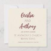 花のセーブ・ザ・デートお知らせテンプレート (裏面)