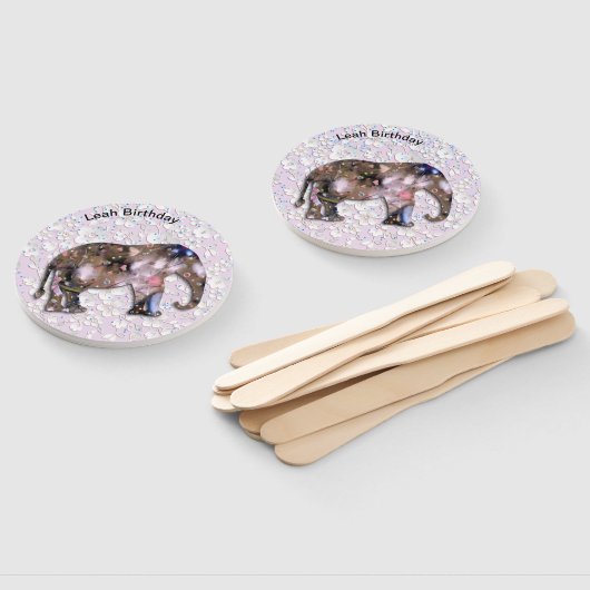 花のゾウ ハンドファン (組立なし)