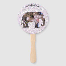 花のゾウ ハンドファン