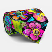花のタイ2 ネクタイ (ロール)