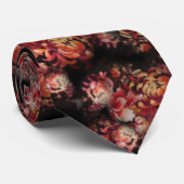 花のタイ ネクタイ (ロール)