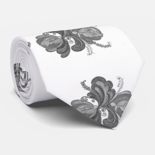 花のタイ ネクタイ (ロール)
