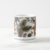 花のタペストリー博物館のLAのマグ コーヒーマグカップ (中央)