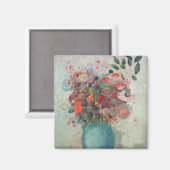 花のターコイズ花瓶, c.1912 マグネット (正面/裏面)