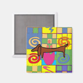 花のダシュント マグネット (正面/裏面)