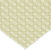 花のダマスク織の壁紙 ショートテーブルランナー (コーナー)