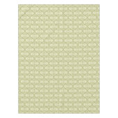 花のダマスク織の壁紙 テーブルクロス (正面)