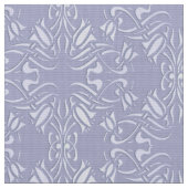 花のダマスク織パターン ファブリック (クローズアップ)