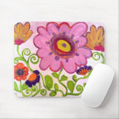 花のダンス マウスパッド (マウス)