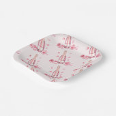 花のチャンピエー | 花嫁のシャワー・ブランチ ペーパープレート (傾斜あり)