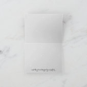 花のチョークボード　サンキューカード サンキューカード (内部)