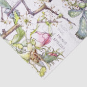 花のティッシュペーパーが植物のによって野生リンゴ開花します 薄葉紙 (詳細)