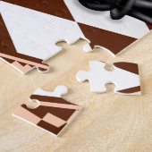 花のティーカップのハートの女王 ジグソーパズル (側面)