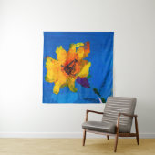 花のテクスチャ油絵、ア絵を描ートワイルドフロー タペストリー (インサイチュ)