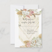 花のテラコッタ パンパス グラス ローズ グリーン RSVP (正面)