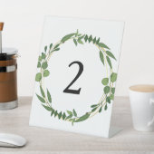 花のテーブルナンバー 台座サイン (インサイチュ)