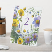 花のテーブル番号 台座サイン (インサイチュ)