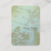 花のテーマ – 名刺 (正面)