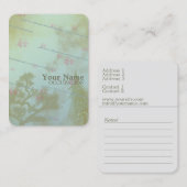 花のテーマ – 名刺 (正面/裏面)