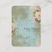 花のテーマ – 名刺 (正面)