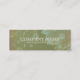 花のテーマ – 製品価格ラベル、名刺 スキニー名刺