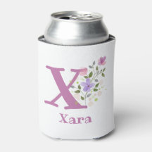 花のデザインが入ったXaraの名前