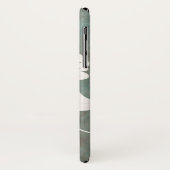 花のデザイン独身のアンティークヴィンテージ背景 Case-Mate iPhoneケース (裏面/左)