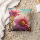 花のデザイン装飾用クッション クッション (ブランケット)