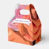 花のデザイン オーダーメイド名 フェイバーボックス (裏面サイド)