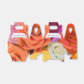 花のデザイン オーダーメイド名 フェイバーボックス (折り畳みなし)