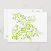 花のデザイン.png ポストカード (正面/裏面)