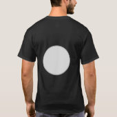花のデザインTシャツ Tシャツ (裏面)