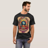 花のデザインTシャツ Tシャツ (正面フル)