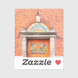 花のデンマークのドアのシール シール