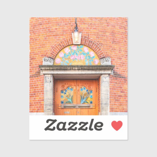 花のデンマークのドアのシール シール (シート)