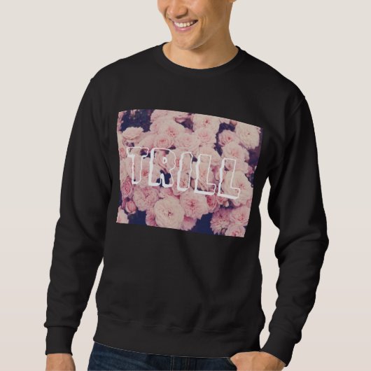 花のトリルSwetshirt スウェットシャツ (正面)