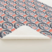 花のトルコの民芸パターン シェルパブランケット (3/4)