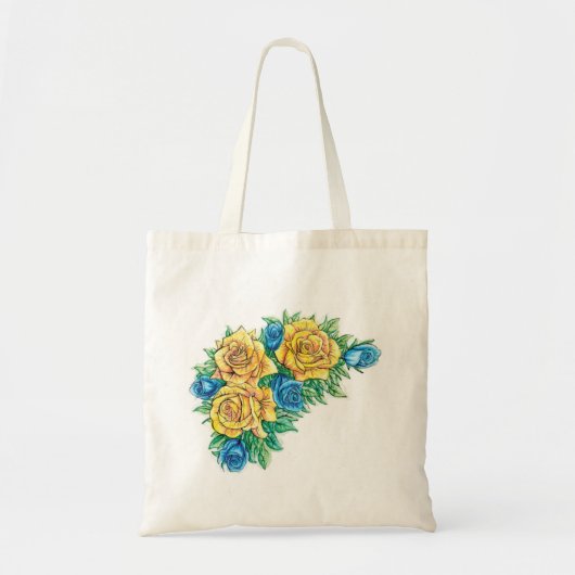 花のトート トートバッグ (正面)