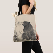 花のトートBag2をストップ、かいで下さい トートバッグ (クローズアップ)