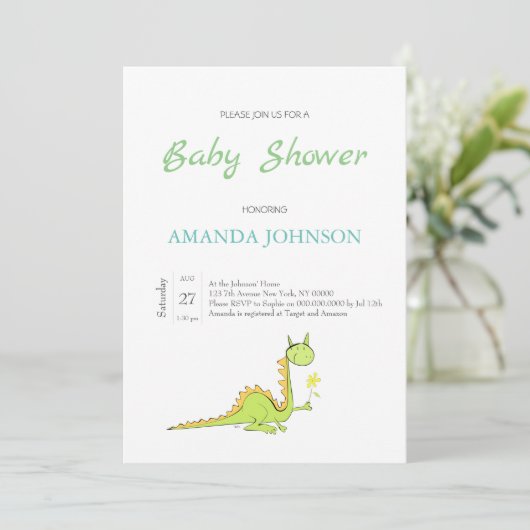 花のドラゴン 招待状 (スタンド正面)