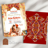 花のドholkiマイ ヤーン式 招待状