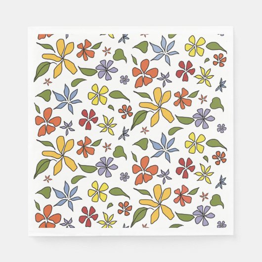 花のナプキン スタンダードランチョンナプキン (正面)