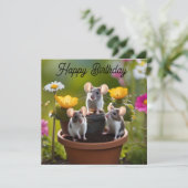 花のネズミの三ポット (スタンド正面)