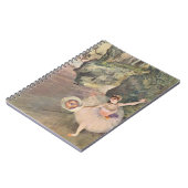 花のノートの花束を持つダンサーのガスを抜きました ノートブック (左側)