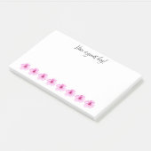 花のノート素晴らしのある日を過ごす ポストイット (アングル)