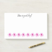 花のノート素晴らしのある日を過ごす ポストイット (デスク)