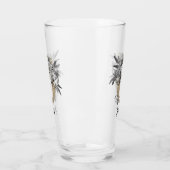 花のハローのヒツジは|あなたの名前を加えます タンブラーグラス (左)