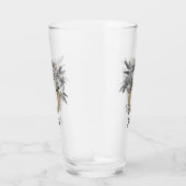 花のハローのヒツジは|あなたの名前を加えます タンブラーグラス (右)