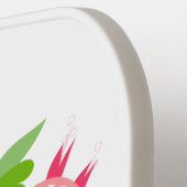 花のハートの名前 ピックルボールラケット (左詳細)